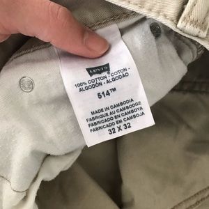 100% cotton Mens Levi’s 514 32x32